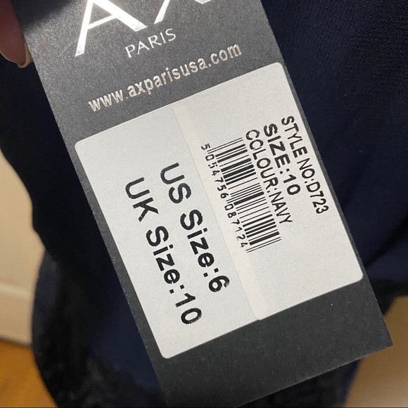 AX Paris Women Chiffon & Sequin V-Neck Mini Dress - Picture 11 of 16